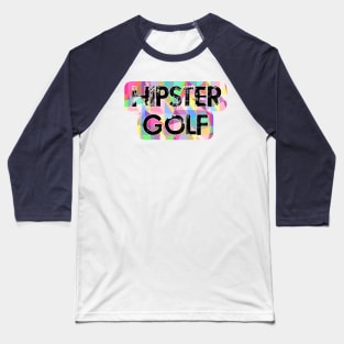 Hipster Golf Baseball T-Shirt